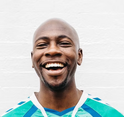 man in a green t-shirt