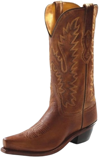 Men's Stitched Cushioned Round Toe